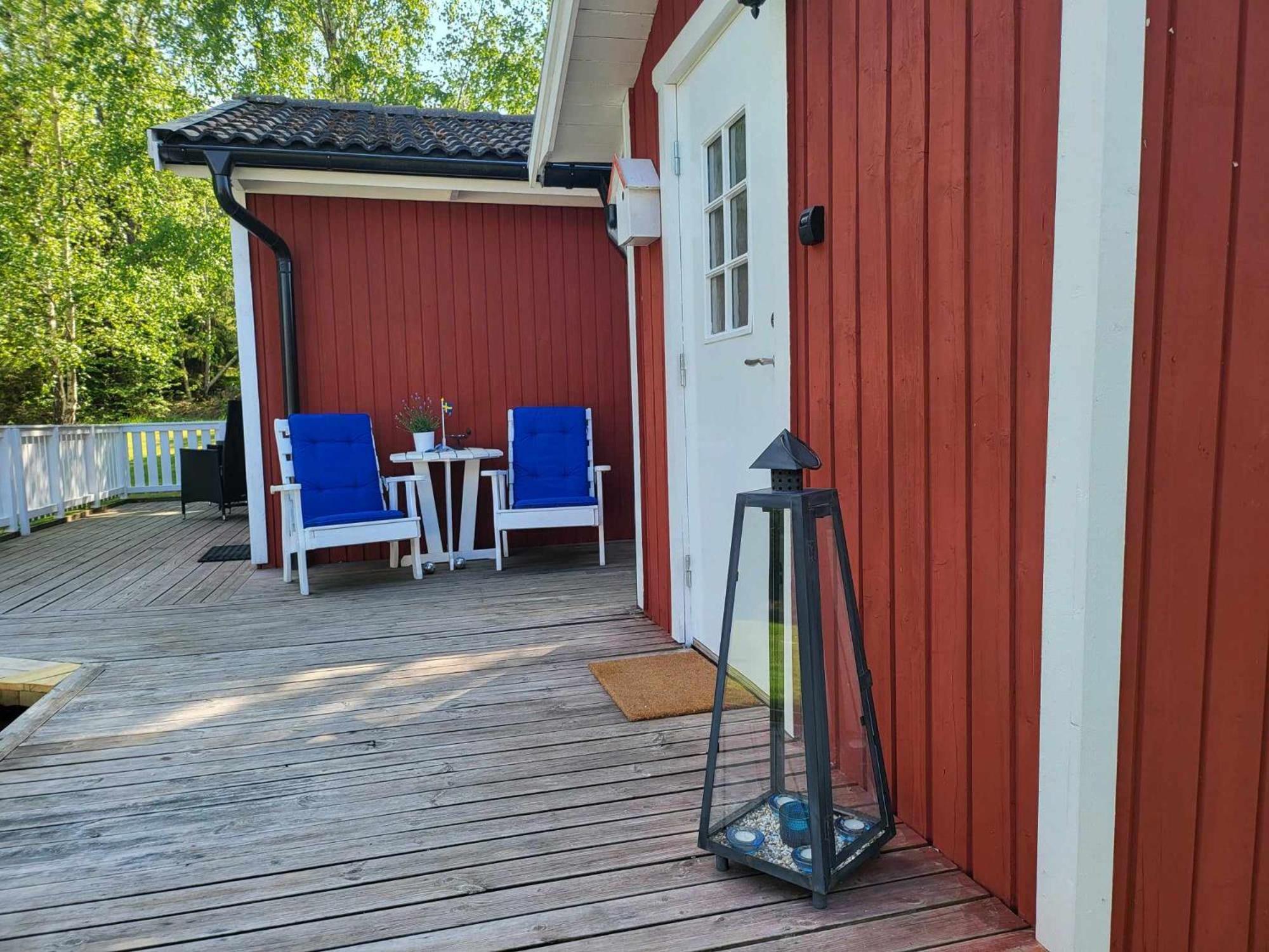 Minihus Med Stor Traedgardstomt Naera Golf Och Hav Villa Trosa Exterior photo